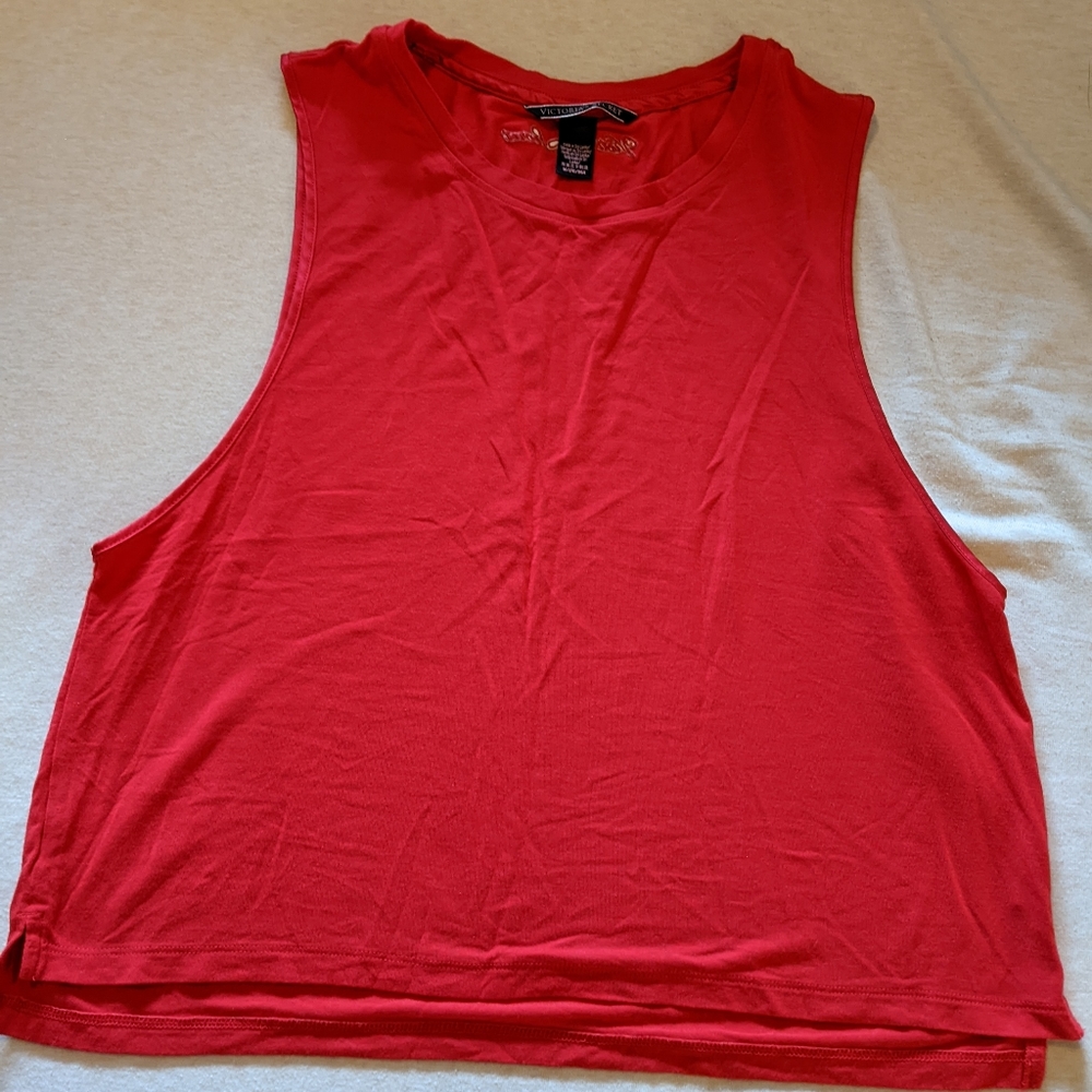 Victoria secret medium red crop top